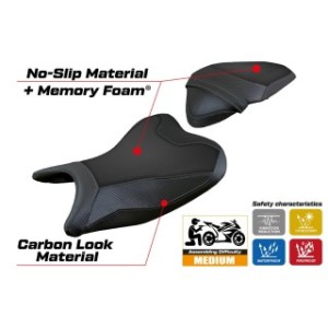 RIVESTIMENTO SELLA TPZ  COMFORT SYSTEM NO LOGO KAWASAKI NINJA 400 2018/2023