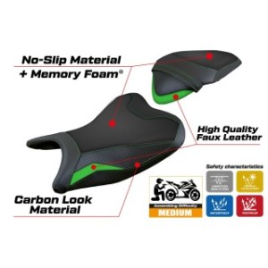 RIVESTIMENTO SELLA TPZ  COMFORT SYSTEM NO LOGO KAWASAKI NINJA 400 2018/2023