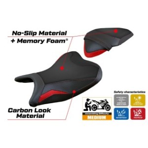 RIVESTIMENTO SELLA TPZ  COMFORT SYSTEM NO LOGO KAWASAKI NINJA 400 2018/2023