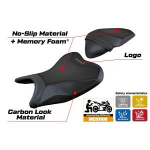 RIVESTIMENTO SELLA TPZ  COMFORT SYSTEM CON LOGO  KAWASAKI Z 400 2018/2023