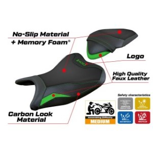 RIVESTIMENTO SELLA TPZ  COMFORT SYSTEM CON LOGO  KAWASAKI Z 400 2018/2023