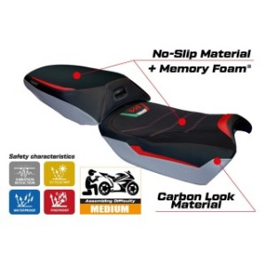 RIVESTIMENTO SELLA TPZ  COMFORT SYSTEM NO LOGO DUCATI MULTISTRADA V4 RALLY SELLA RISCALDATA 2023/2025