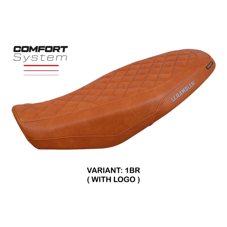 RIVESTIMENTO SELLA TPZ  COMFORT SYSTEM CON LOGO  DUCATI SCRAMBLER 800 2023/2025