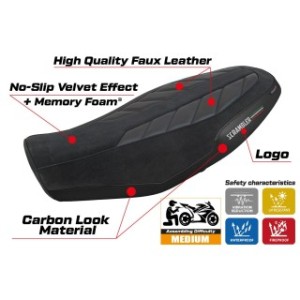 RIVESTIMENTO SELLA TPZ  COMFORT SYSTEM CON LOGO  DUCATI SCRAMBLER 800 2023/2025