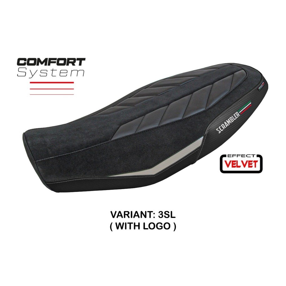 RIVESTIMENTO SELLA TPZ  COMFORT SYSTEM CON LOGO  DUCATI SCRAMBLER 800 2023/2025