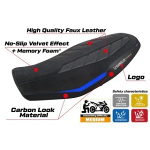 RIVESTIMENTO SELLA TPZ  COMFORT SYSTEM CON LOGO  DUCATI SCRAMBLER 800 2023/2025