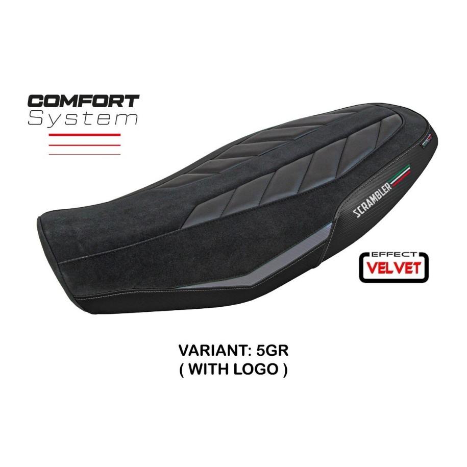 RIVESTIMENTO SELLA TPZ  COMFORT SYSTEM CON LOGO  DUCATI SCRAMBLER 800 2023/2025