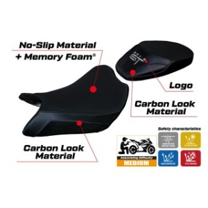 RIVESTIMENTO SELLA TPZ  COMFORT SYSTEM CON LOGO  SUZUKI GSX S 1000 GT 2021/2025