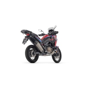 ARROW SONORA EXHAUST HONDA AFRICA TWIN 1100 2020-2023, TITANIUM/CARBON, APPROVED