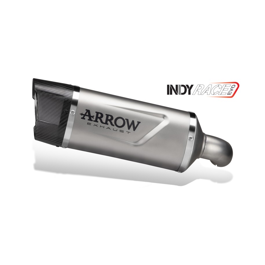 ARROW INDY RACE EVO EXHAUST KAWASAKI NINJA 500 2024-2026 (EURO 5+), TITANIUM/CARBON, APPROVED