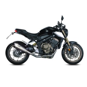 IMPIANTO DI SCARICO COMPLETO MIVV DELTA RACE HONDA CB 650 R 2021-2023, DEKAT ACCIAIO/CARBONIO