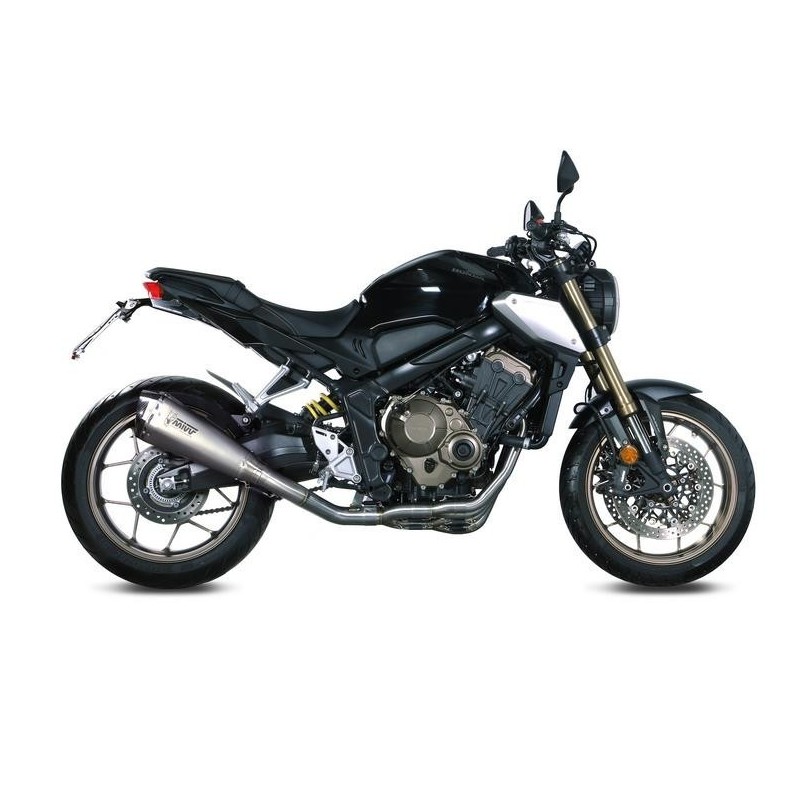 IMPIANTO DI SCARICO COMPLETO MIVV DELTA RACE HONDA CB 650 R 2021-2023, DEKAT ACCIAIO/CARBONIO