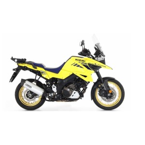 TERMINALE ARROW MAXI RACE-TECH SUZUKI V-STROM 1050 SE 2025-2026 (EURO 5+), ALLUMINIO/CARBONIO, OMOLOGATO