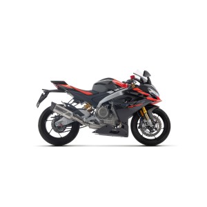 IMPIANTO DI SCARICO COMPLETO ARROW INDY RACE EVO APRILIA RS 660 2025 (EURO 5+), ALLUMINIO DARK/CARBONIO, RACING
