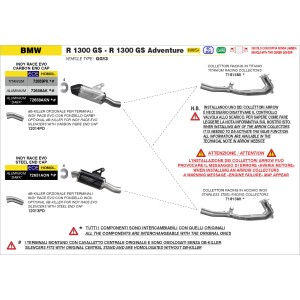 ARROW RACING TITANIUM COLLECTORS BMW R 1300 GS 2023-2025 (EURO 5+)