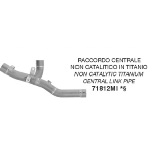 ARROW NON-CATALYTIC TITANIUM LINK PIPE DUCATI MULTISTRADA V2 S 2025 (EURO 5+)
