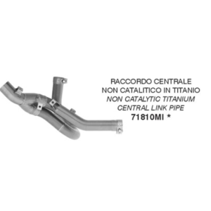 ARROW NON-CATALYTIC TITANIUM LINK PIPE DUCATI PANIGALE V2 2025 (EURO 5+)