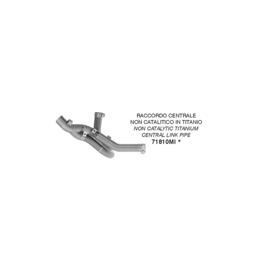 ARROW NON-CATALYTIC TITANIUM LINK PIPE DUCATI PANIGALE V2 S 2025 (EURO 5+)
