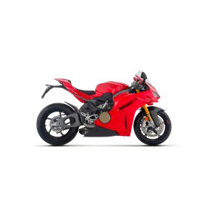 TERMINALE DI SCARICO ARROW WORKS DUCATI PANIGALE V4 2025 (EURO 5+), TITANIO/CARBONIO, RACING