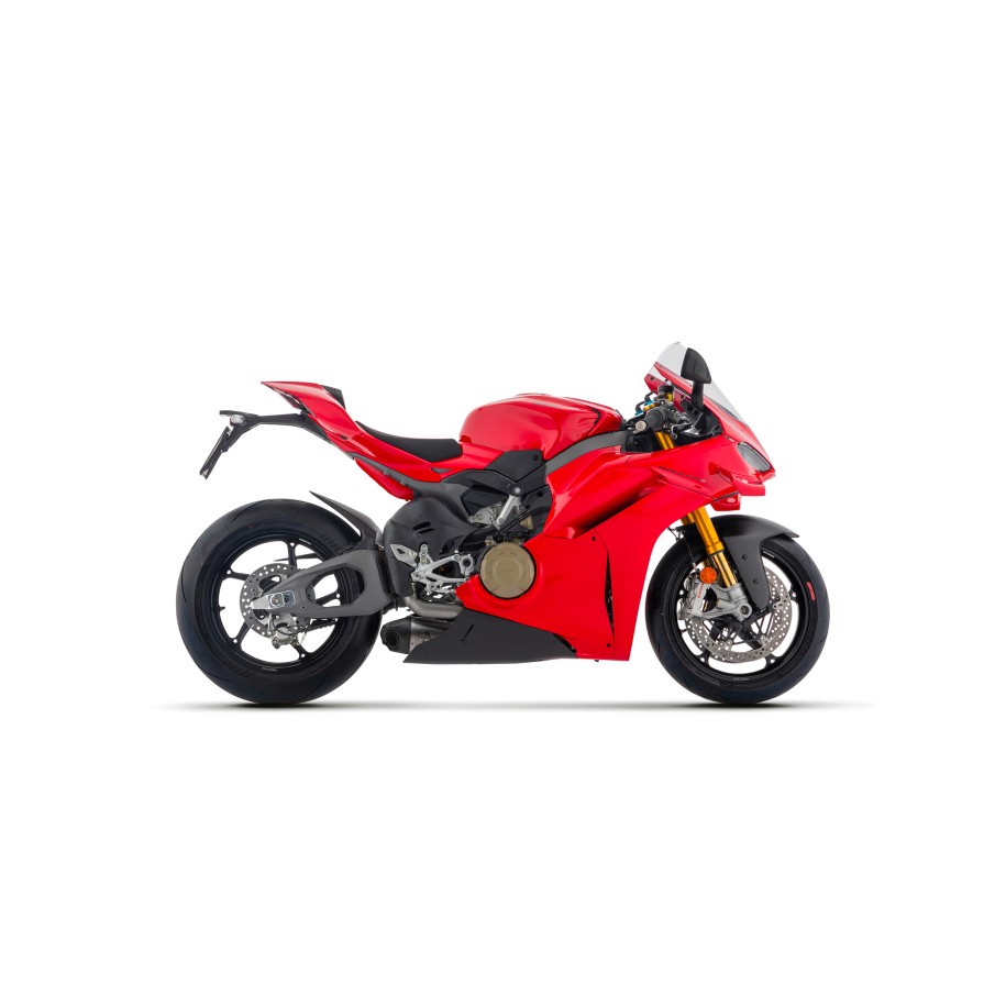 TERMINALE DI SCARICO ARROW WORKS DUCATI PANIGALE V4 2025 (EURO 5+), TITANIO/CARBONIO, RACING