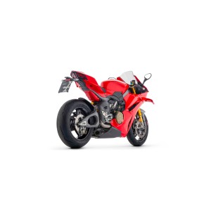 TERMINALE DI SCARICO ARROW WORKS DUCATI PANIGALE V4 2025 (EURO 5+), TITANIO/CARBONIO, RACING
