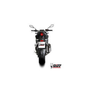 IMPIANTO DI SCARICO COMPLETO MIVV AK-1 HONDA CBR 650 R 2024 (EURO 5+), TITANIO/CARBONIO, CATALIZZATO