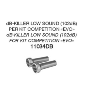 DB-KILLER FOR COMPETITION EVO ARROW COMPLETE SYSTEM (102 dB)