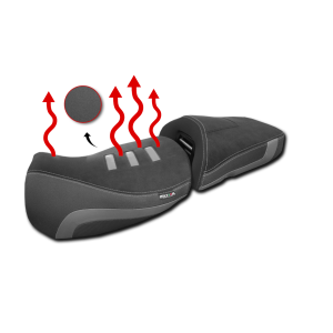 ISOTTA COMFORT HEATED RIDER SEAT BMW R 1300 GS ADVENTURE 2025, TRIPLE BLACK