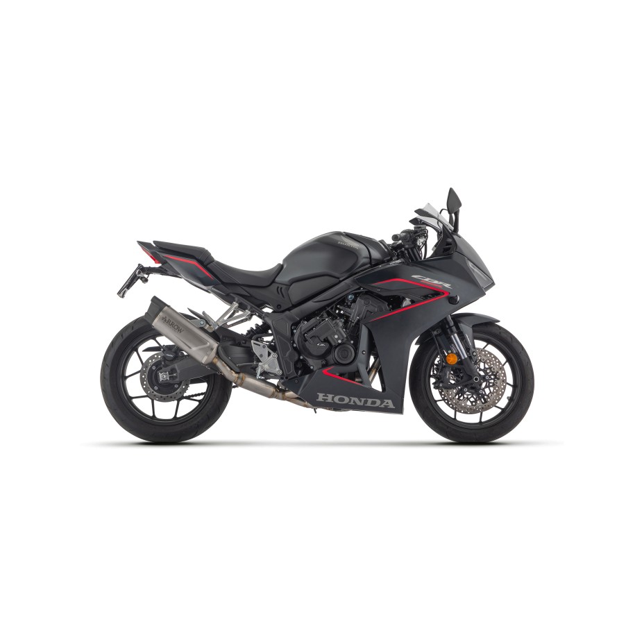 IMPIANTO DI SCARICO COMPLETO ARROW INDY RACE EVO HONDA CB 650 R 2024-2026 (EURO 5+), TITANIO/CARBONIO, RACING