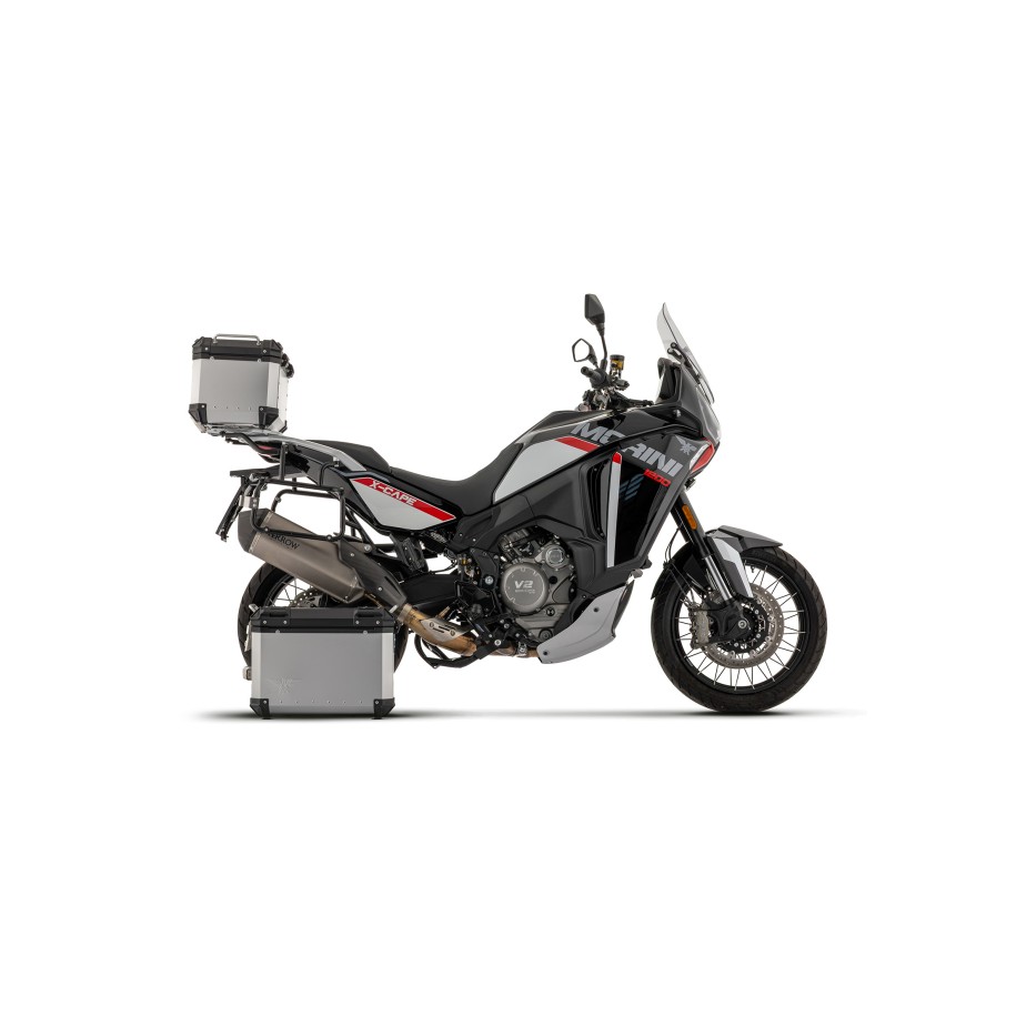 TERMINALE DI SCARICO ARROW SONORA MOTO MORINI X-CAPE 1200 2026 (EURO 5+), TITANIO/CARBONIO, RACING