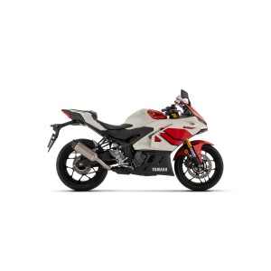 TERMINALE DI SCARICO ARROW ICON YAMAHA R3 2025-2026 (EURO 5+), ALLUMINIO DARK/CARBONIO, OMOLOGATO