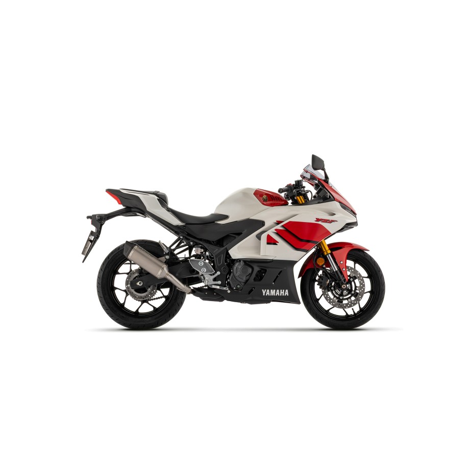 TERMINALE DI SCARICO ARROW ICON YAMAHA R3 2025-2026 (EURO 5+), ALLUMINIO DARK/CARBONIO, OMOLOGATO