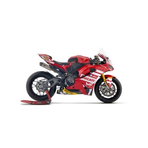 KIT INTERMEDIO ARROW ROUND-SIL DUCATI PANIGALE V2 S 2025-2026 (EURO 5+), RACING FULL TITANIO/CARBONIO