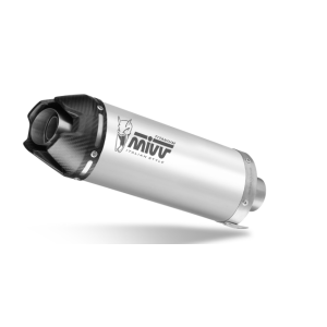 COMPLETE EXHAUST SYSTEM MIVV AK-1 HONDA 2024 (EURO 5+), TITANIUM/CARBON, CATALYTIC