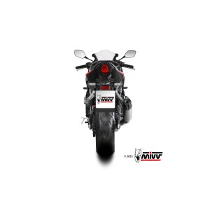 IMPIANTO DI SCARICO COMPLETO MIVV AK-1 HONDA CBR 650 R 2024-2026, DEKAT TITANIO/CARBONIO