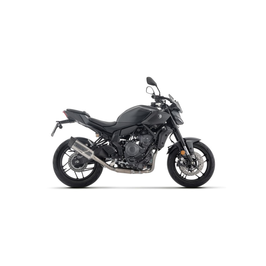 IMPIANTO DI SCARICO COMPLETO ARROW INDY RACE EVO YAMAHA MT-07 2025-2026 (EURO 5+), TITANIO/CARBONIO, RACING