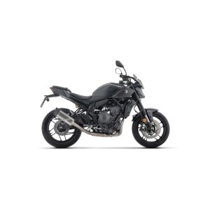 ARROW INDY RACE EVO FULL EXHAUST SYSTEM YAMAHA MT-07 2025-2026 (EURO 5+), ALUMINIUM DARK/CARBON, RACING