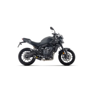 ARROW THUNDER FULL EXHAUST SYSTEM YAMAHA MT-07 2025-2026 (EURO 5+), ALUMINIUM DARK/CARBON, RACING