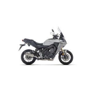 ARROW INDY RACE EVO FULL EXHAUST SYSTEM YAMAHA TRACER 9 GT 2025-2026 (EURO 5+), ALUMINIUM DARK/CARBON, RACING