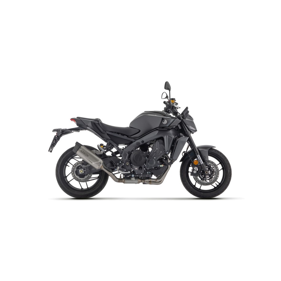 ARROW INDY RACE EVO FULL EXHAUST SYSTEM YAMAHA MT-09 2024-2026 (EURO 5+), TITANIUM/CARBON, RACING