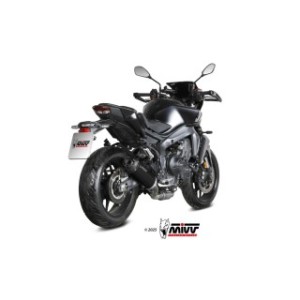 IMPIANTO DI SCARICO COMPLETO MIVV AK-1 YAMAHA MT-09 SP 2024-2026, BLACK/CARBONIO, CATALIZZATO