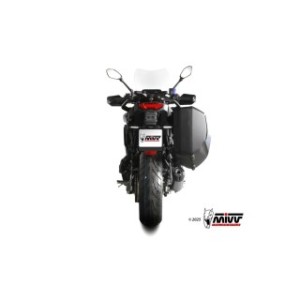 IMPIANTO DI SCARICO COMPLETO MIVV AK-1 YAMAHA TRACER 9 GT 2025-2026 (EURO 5+), TITANIO/CARBONIO, CATALIZZATO