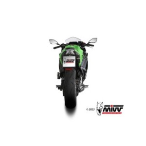 IMPIANTO DI SCARICO COMPLETO MIVV DELTA RACE KAWASAKI NINJA 650 2024-2025, BLACK, CATALIZZATO