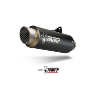 IMPIANTO DI SCARICO COMPLETO MIVV GP PRO KAWASAKI NINJA 650 2024-2025, BLACK, CATALIZZATO