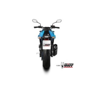 MIVV SR-1 COMPLETE EXHAUST SYSTEM SUZUKI GSX-8R 2024-2026 (EURO 5+), BLACK, CATALYTIC