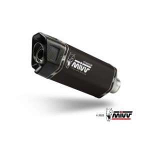 MIVV SR-1 COMPLETE EXHAUST SYSTEM YAMAHA T-MAX 560 2025-2026 (EURO 5+), BLACK TITANIUM, CATALYTIC