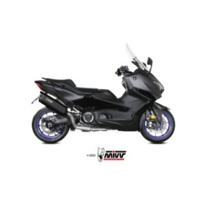 IMPIANTO DI SCARICO COMPLETO MIVV SR-1 YAMAHA T-MAX 560 2025-2026 (EURO 5+), BLACK TITANIO, CATALIZZATO