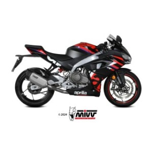 MIVV SR-1 COMPLETE EXHAUST SYSTEM APRILIA RS 457 2024, TITANIUM, CATALYTIC