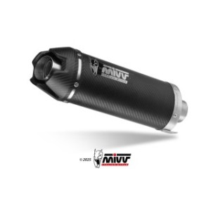 MIVV AK-1 COMPLETE EXHAUST SYSTEM YAMAHA MT-09 2024-2026, CARBON, DEKAT