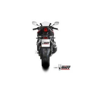 MIVV MK3 COMPLETE EXHAUST SYSTEM HONDA CBR 650 R 2024-2026, BLACK, RACING